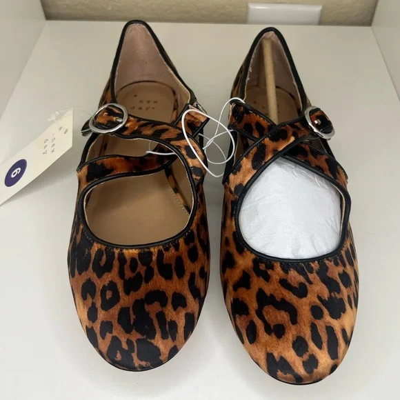 a new day Tasmin Leopard Print Flats 6 - Picture 2 of 5